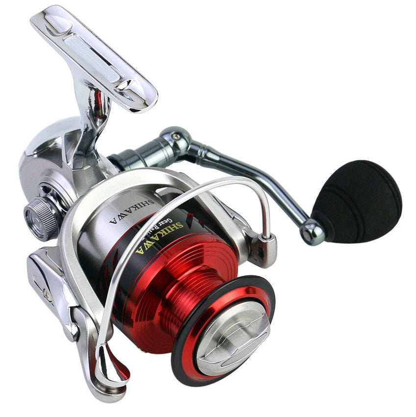 Carrete spinning para pesca. Serie 4000, cuerpo de metal