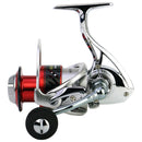 Carrete spinning para pesca. Serie 4000, cuerpo de metal
