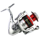 Carrete spinning para pesca. Serie 4000, cuerpo de metal