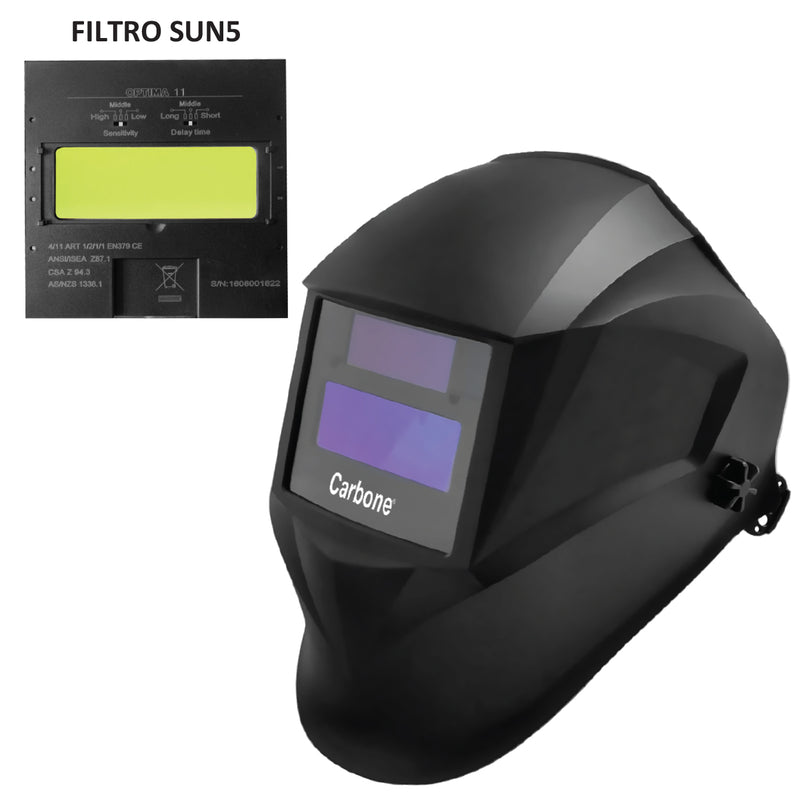 Virgo(200F) Begginers Econo-series (sin dibujo) Mascara de soldar electronica negra(1 año)