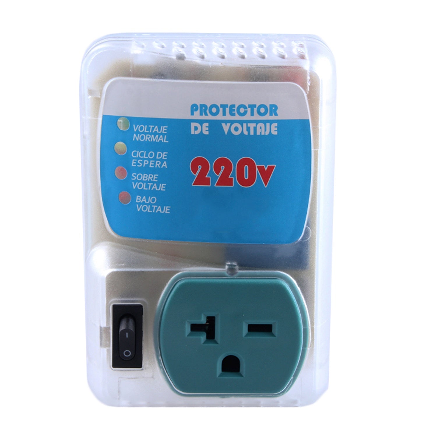 Protector de Voltaje 220Volt - 50/60Hz. Corriente 20A/3300Watt. Delay Time de 3 mns.