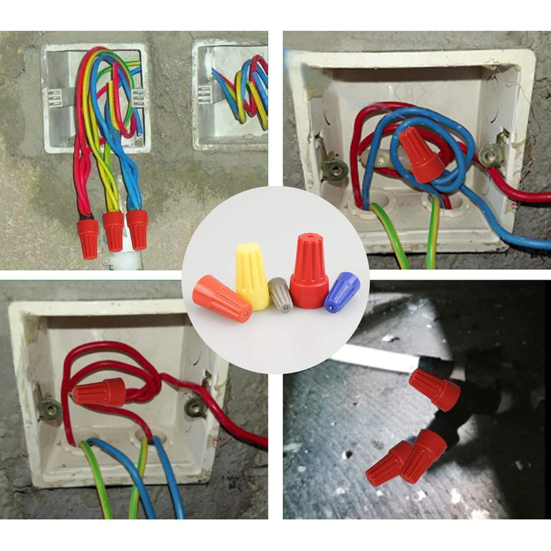 Conectores surtidos para cables electricos. Material plastico (20 piezas)