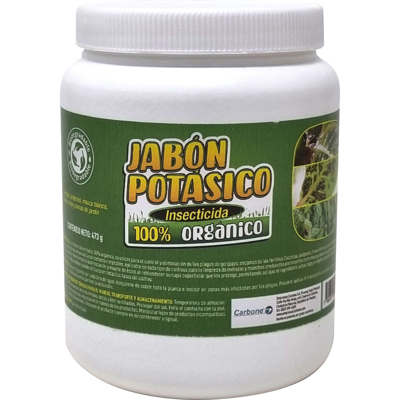 Jabon potasico insecticida concentrado, 100% organico. 473 gr.