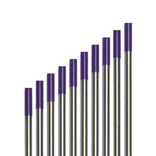 2.4mm(3/32")Tungsteno E3 purpura (no radioactivo)(Caja 10 pcs)
