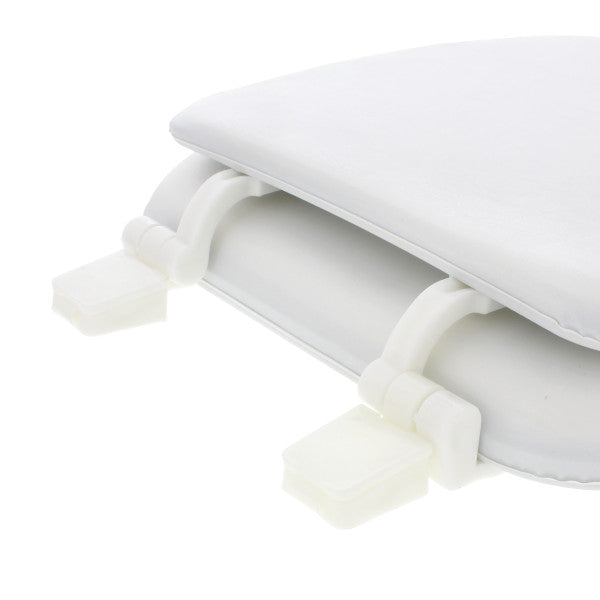 Tapa de asiento redondo para inodoro. Color blanco