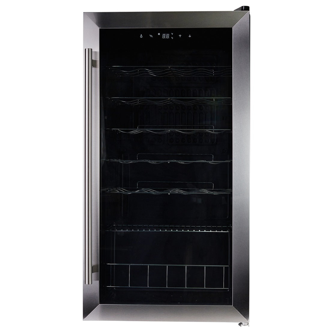 Vinera termoeléctrica de mesa o al piso Merlot 28 Professionale