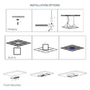 Lampara Panel LED Cuadrada de 600x600x12 mm. 48 Watt Capacidad. 120Volt - 60Hz.