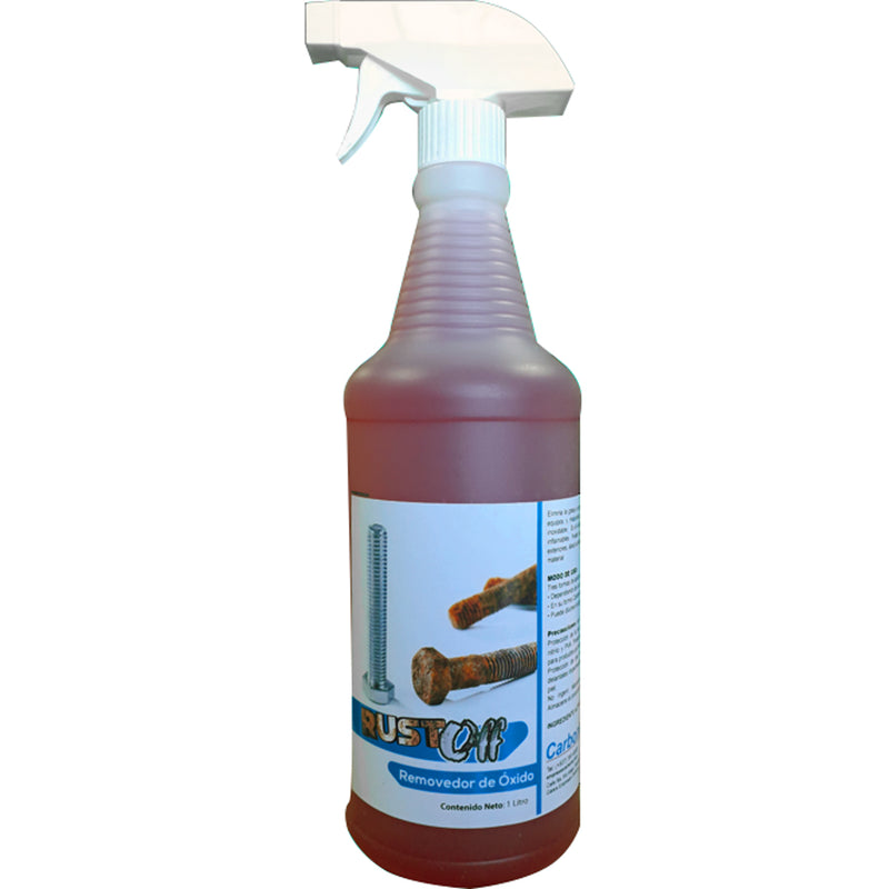 Rust Off. 1 litro. Spray Removedor de Oxido grasa e incrustaciones en metales equipos y maquinarias