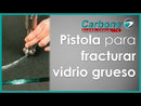 Pistola Para Fracturar Cristal Grueso 8 A 19Mm. (Fuerza Controlada)